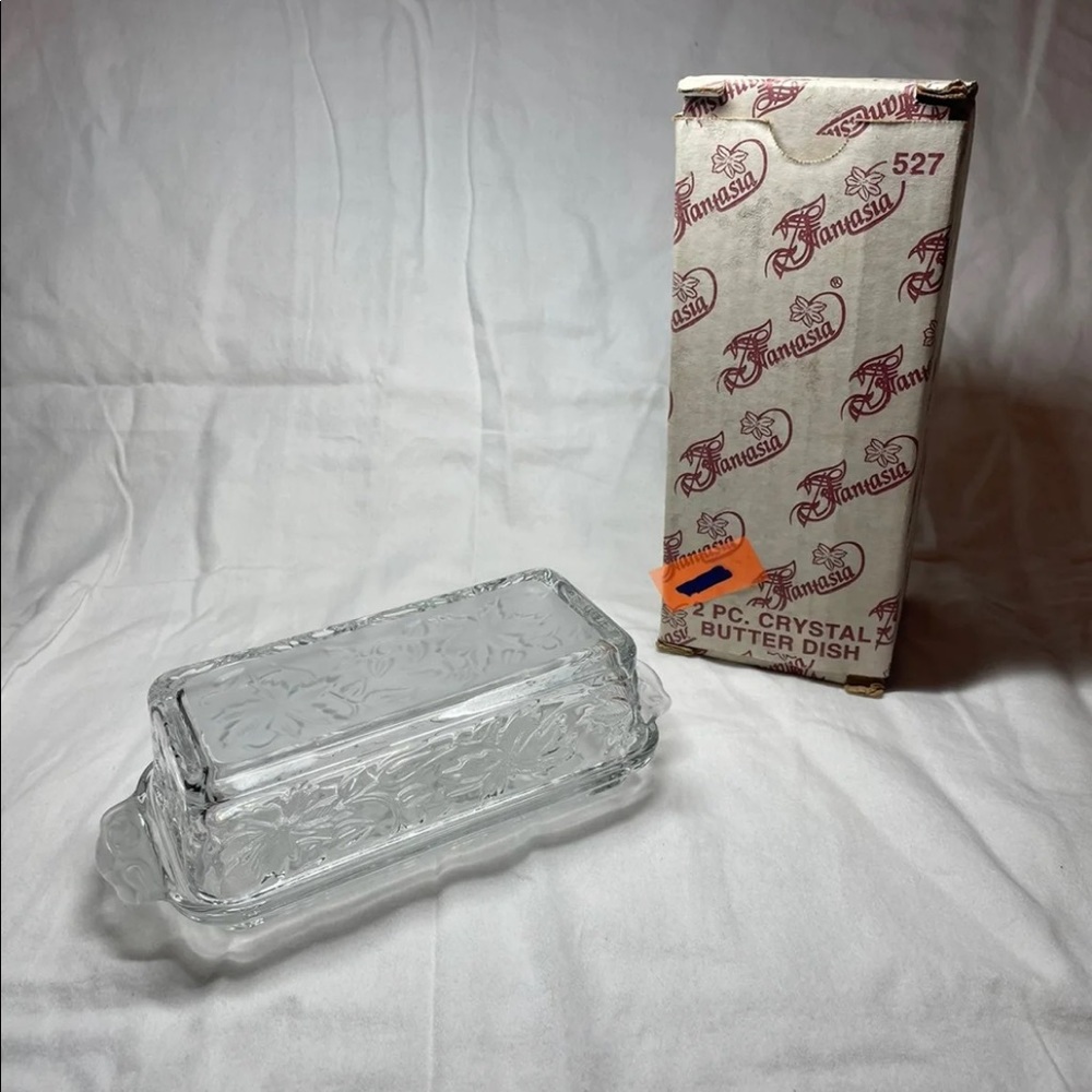 Princess House Fantasia Butter Dish